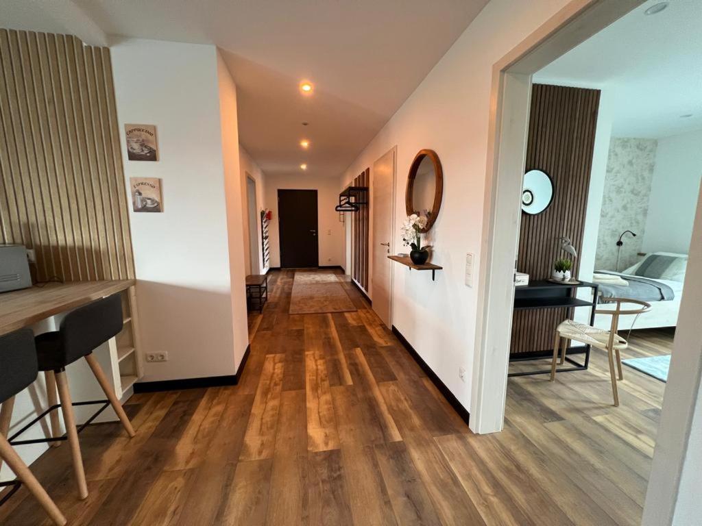 Grosse Wohnung Wellness + Sauna + Netflix Petershagen Exterior foto